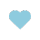 icona cuore azzurro